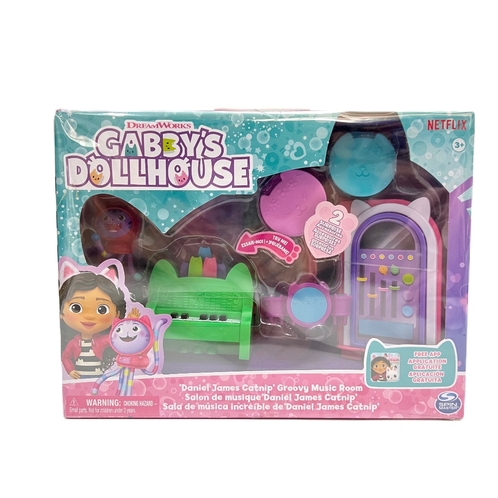 Gabby's Dollhouse ของเล่นห้องดนตรี Deluxe Music Room