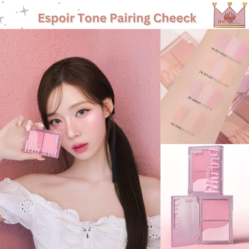 💗แท้,พร้อมส่ง💗 Espoir Tone Pairing Cheeck