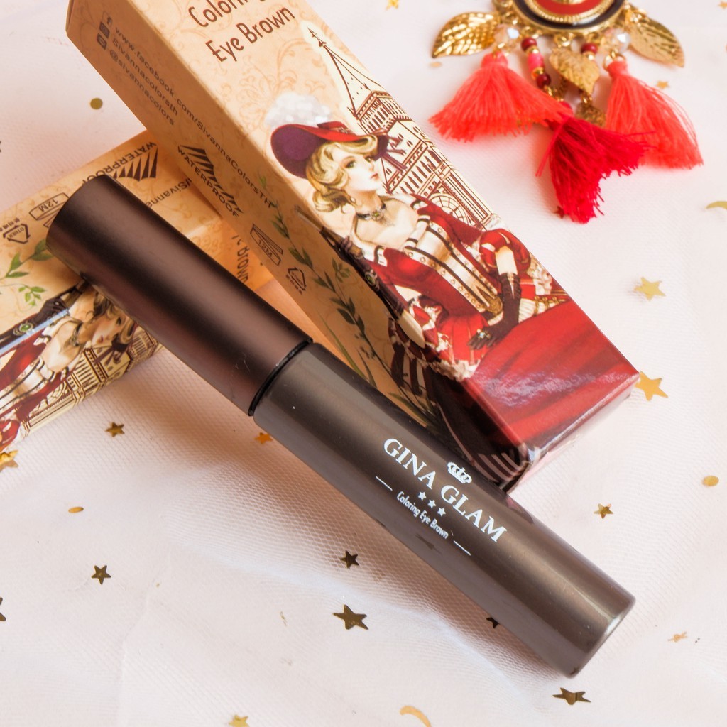 มาสคาร่าคิ้ว จีน่า เกลม คัลเลอร์ริ่ง อายบราวน์ Gina Glam Coloring Eye Brown  G38 ราคา ถูกที่สุด ดีลบีเคเค แกลเลอรีภาพที่ 4