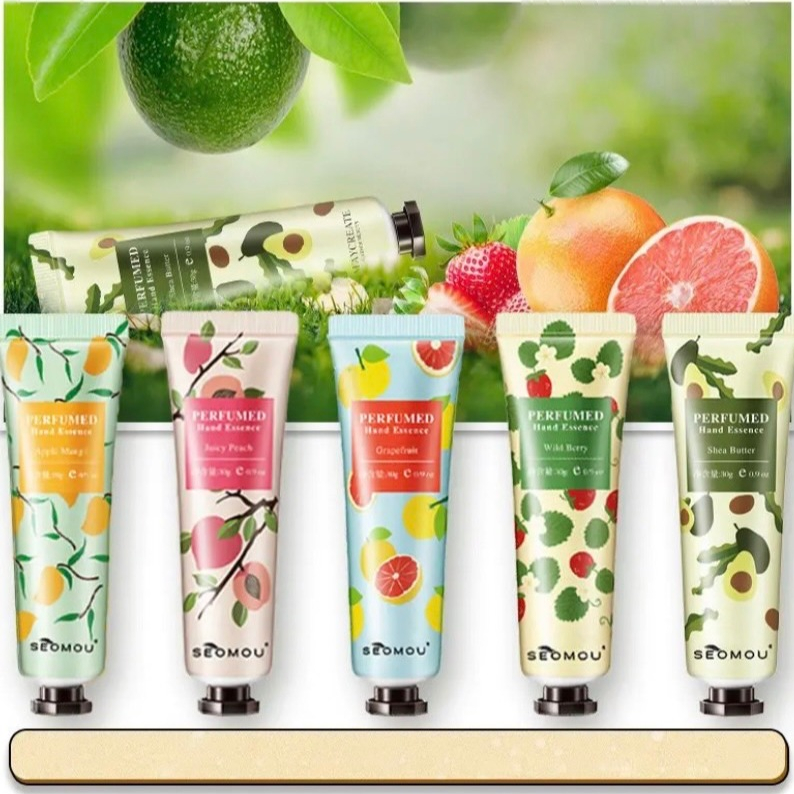ครีมทามือ Hand Cream is ครีมทามือกลิ่นหอม มี 10 กลิ่น ให้ความชุ่มชื้น นุ่มน่าสัมผัส สำหรับทามือ ขนาดพกพา 30 กรัม