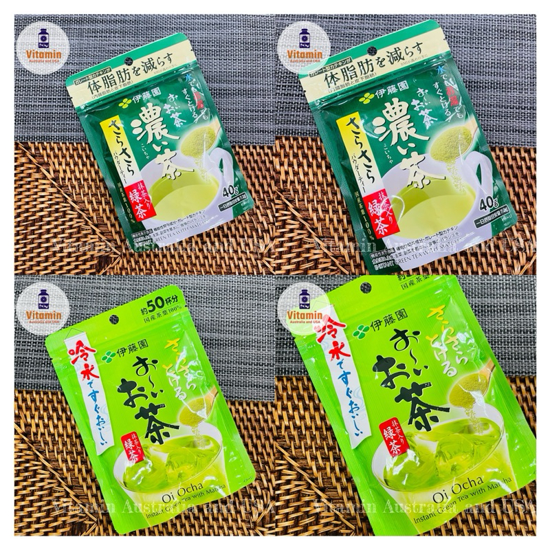 ITOEN ชาเขียวผง Instant Green Tea ผงชาเขียวมัทฉะแท้ แท้ 100% นำเข้าจากญี่ปุ่น