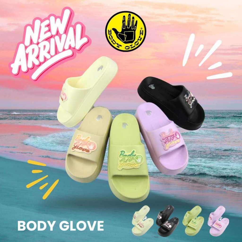 รองเท้าแตะ Body Glove BGL76 ขนาดผู้หญิงพื้นหนา 4 ซม. เสริมส้น นุ่ม เบา