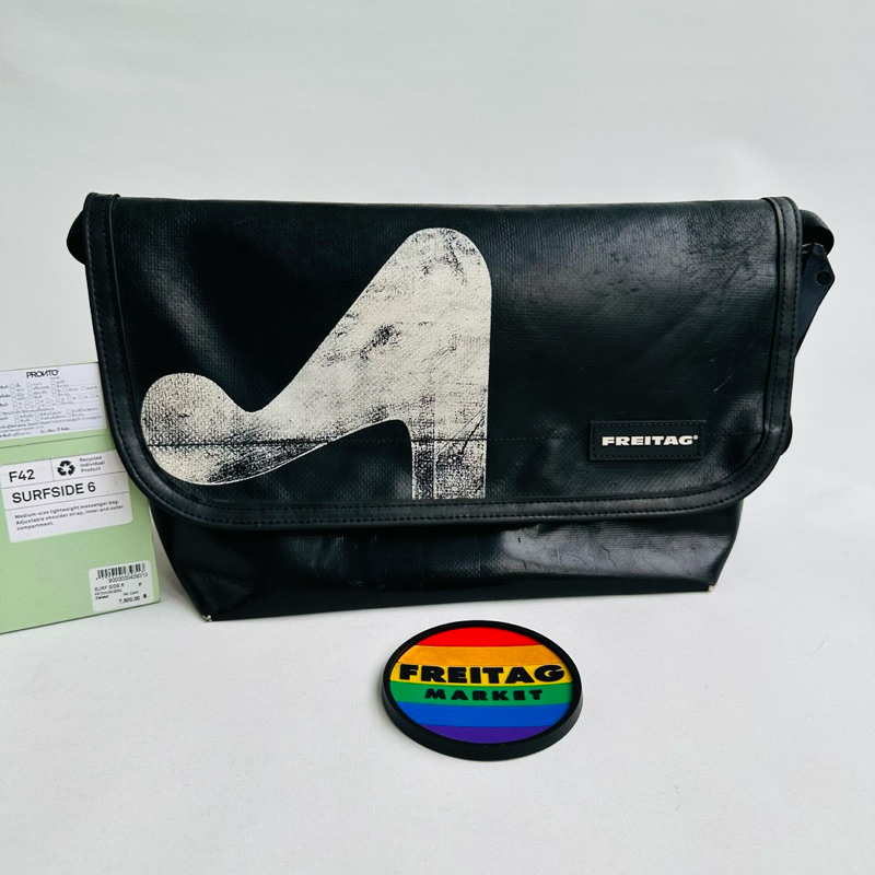 กระเป๋าFREITAGของแท้ รุ่น 🇨🇭F42 SURFSIDE6 🇨🇭B&W