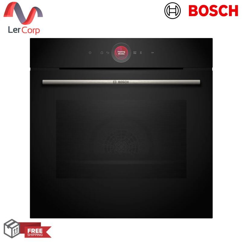 (BOSCH) เตาอบแบบติดตั้งฝัง 60 x 60 cm Black รุ่น HBG7341B1