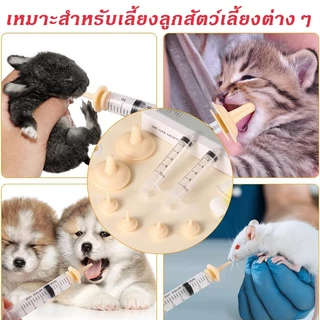 นมสัตว์เล็ก จุกนมกระรอก จุกนมสุนัข จุกนมลูกแมว ให้อาหารสัตว์ ลูกสุนัข ที่เพิ่งเกิดใหม่