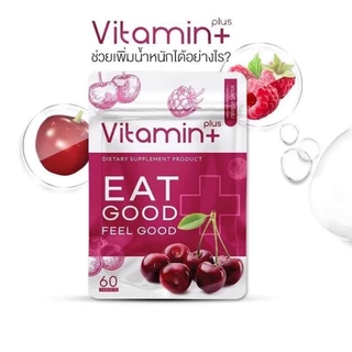 พร้อมส่ง วิตามินเพิ่มน้ำหนัก พลัส วิตามินพลัส เพิ่ม 4-8 kg เเพ็กเก็ตใหม่