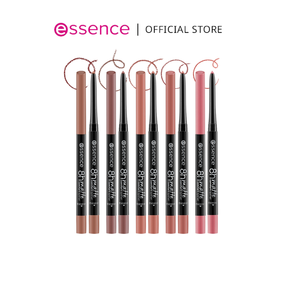 essence 8h matte comfort lipliner ลิปไลเนอร์เบลอขอบปาก ดินสอเขียนขอบปาก ติดทนนาน
