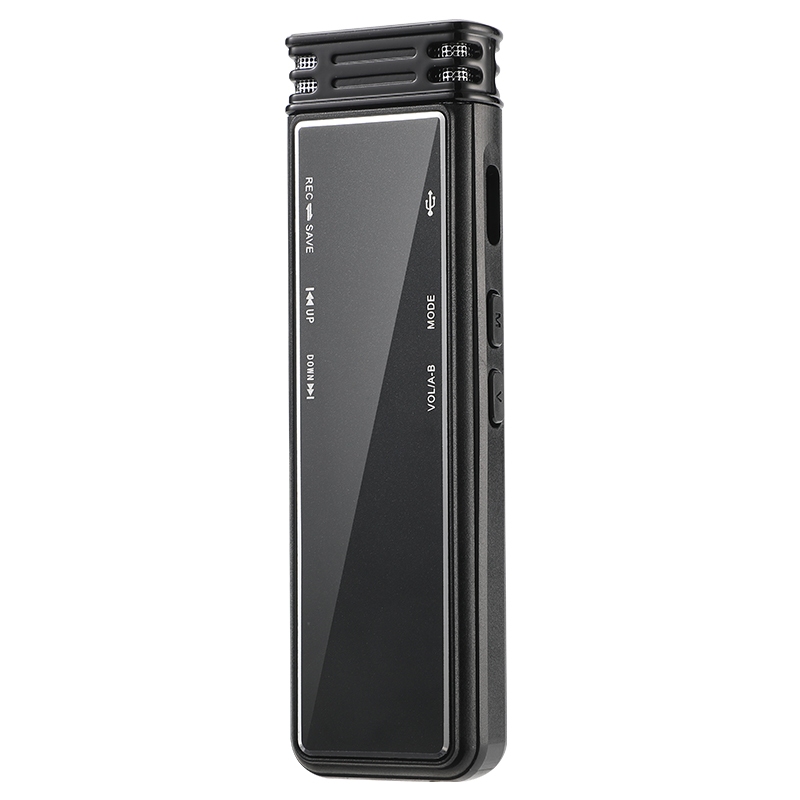 เครื่องอัดเสียง 64G WAV/MP3 บึนทึกอัตโนมัติ​ตอนแบตหมด บันทึกเสียงไร้สูญเสีย 1536K เครื่องบันทึกเสียง