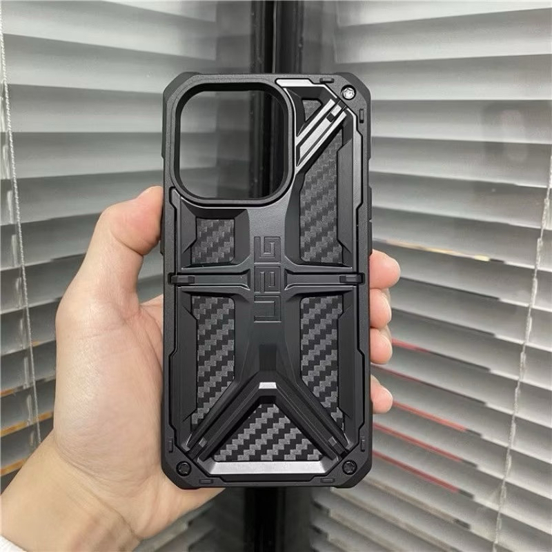 M035 #UAG พรมส่ง CASE IPHONE 11 12 13 14 15 PRO MAX PLUS 6G XR XSMAX เคสUAG กันกระแทก ลายเคฟล่า