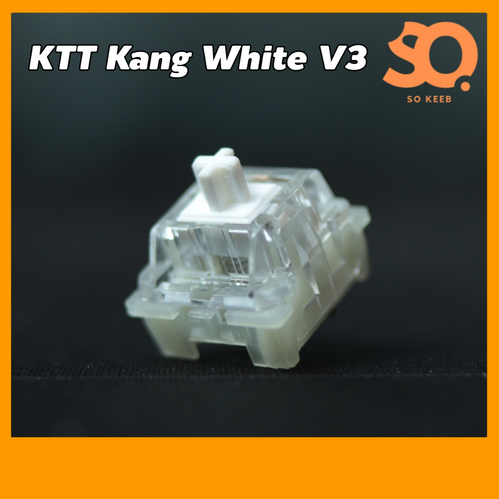 KTT Kang White V3 Switch (Linear) 10 ชิ้น Mechanical Keyboard switch