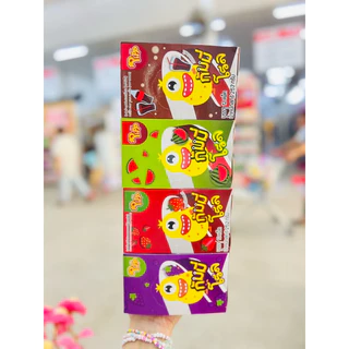 [X1กล่อง12ชิ่น] Pipp Gummy Roll กัมมี่โรล วุ้นสำเร็จรูปเพ็กทิน 4รสชาติ แพ็ก 12 ชิ้น 252g.