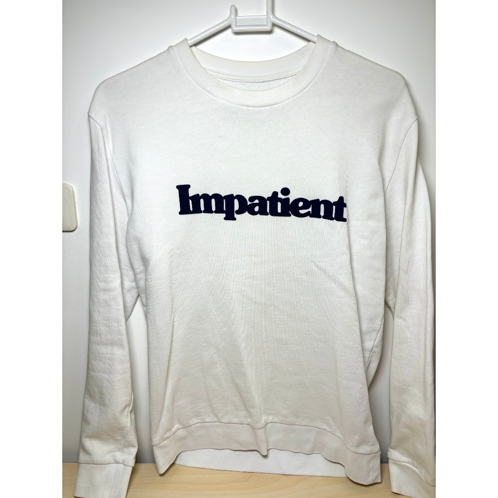 Zara เสื้อแขนยาว ผู้ชาย ของแท้ Size S สีขาว อก 39 มือ 2 White Sweater Men ZARA 100% Authentic