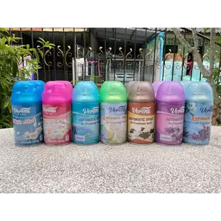 Verona​ รีฟิล สเปรย์​ automatic refill spray ขนาด 250ml. สเปรย์ปรับอากาศใช้กับเครื่องเกลดและหลายแบรนได้