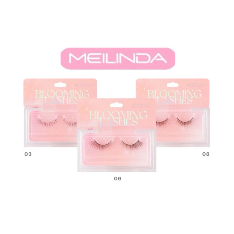 ขนตาปลอม Meilinda Blooming  Lashes เมลินดา บลูมมิ่ง แลชเชส x 1 คู่ MC9141