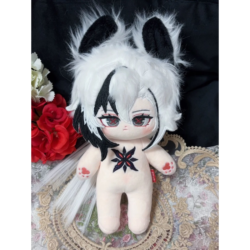 (Fanmade) ตุ๊กตา Arlecchino ขนาด 20 cm Genshin Impact