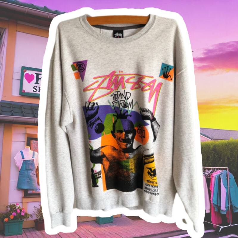 Stussy 90s Sweater Bootleg สภาพดี