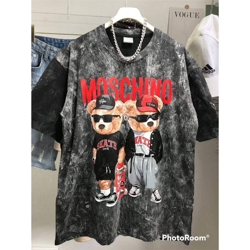 เสื้อยืดโอเวอร์ไซส์ งานผ้าฟอกวินเทจ No.64