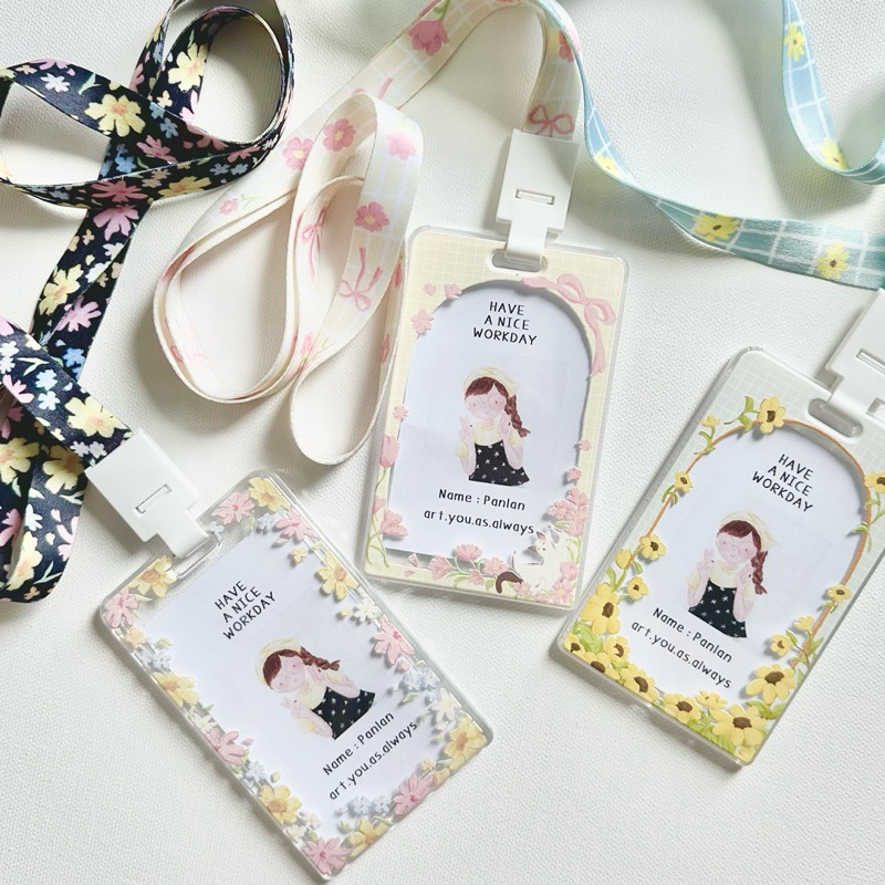 Card holder ที่ใส่บัตรและสายคล้องคออเนกประสงค์