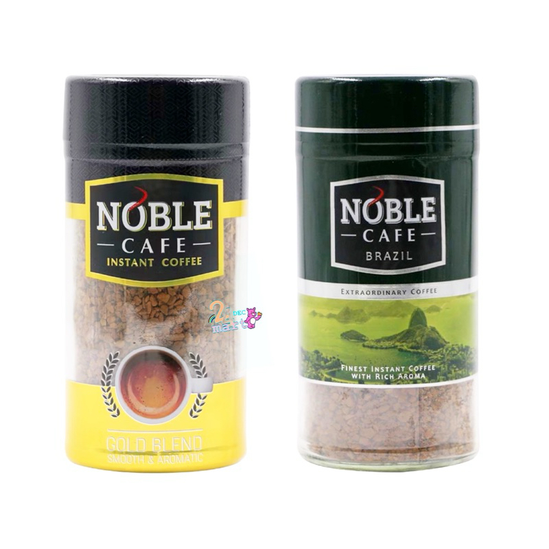 NOBLE CAFE 2 แบบ Instant Coffee / Brazil 100g กาแฟสำเร็จรูป 100 กรัม noble