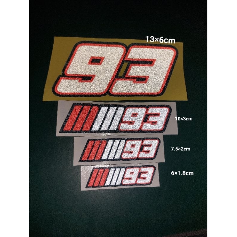 sticker3m mm93 รวมทุกไซส์ชุดสุดคุ้ม
