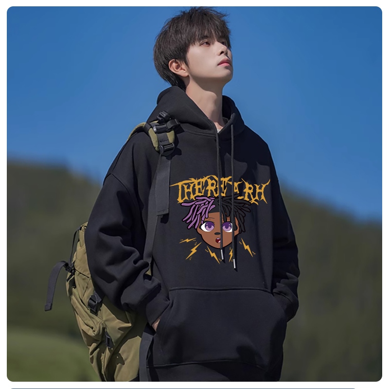 L731เสื้อฮู้ดแขนยาวลายแฟชั่นสวย..มี7สีหลายไซส์เลือกได้(S-3XL)