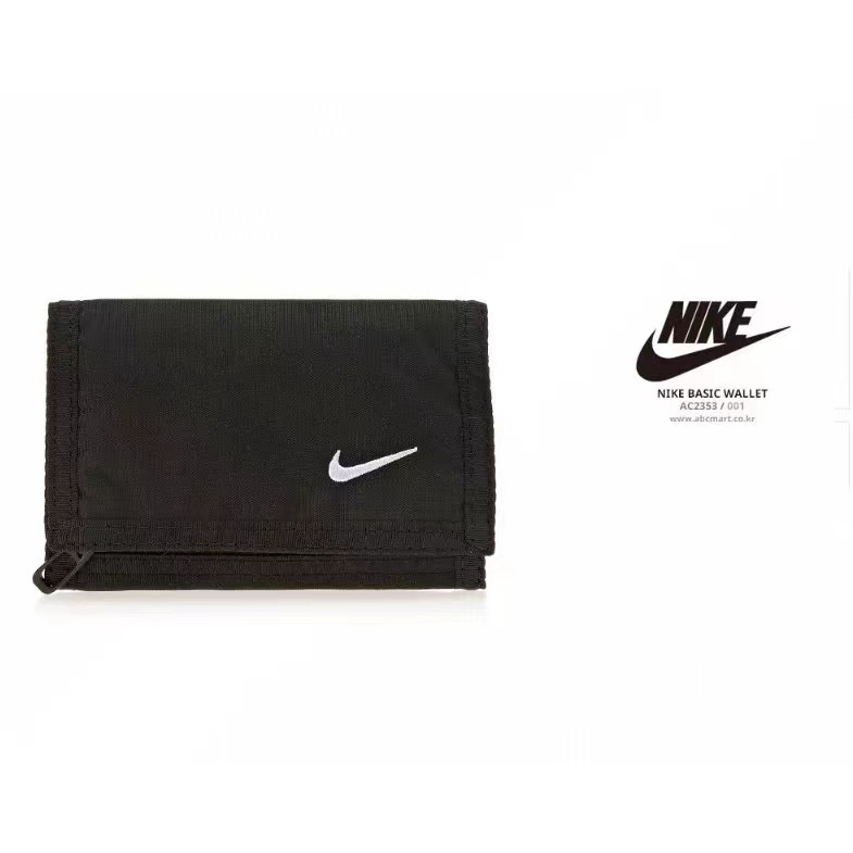 กระเป๋าสตางค์ใบสั้นผู้ชายและผู้หญิงแบบเรียบๆ ผ้าไนลอน.มีหลายแบบให้เลือกซื้อ