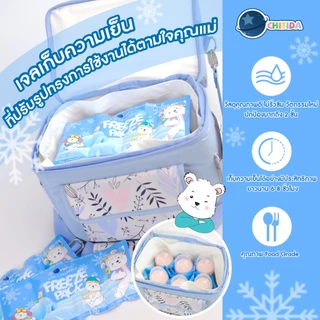 Chitida เจลเก็บความเย็น Ice Pack พับได้ น้ำหนักเบา ใช้กับน้ำนมแม่และอาหารโดยเฉพาะ