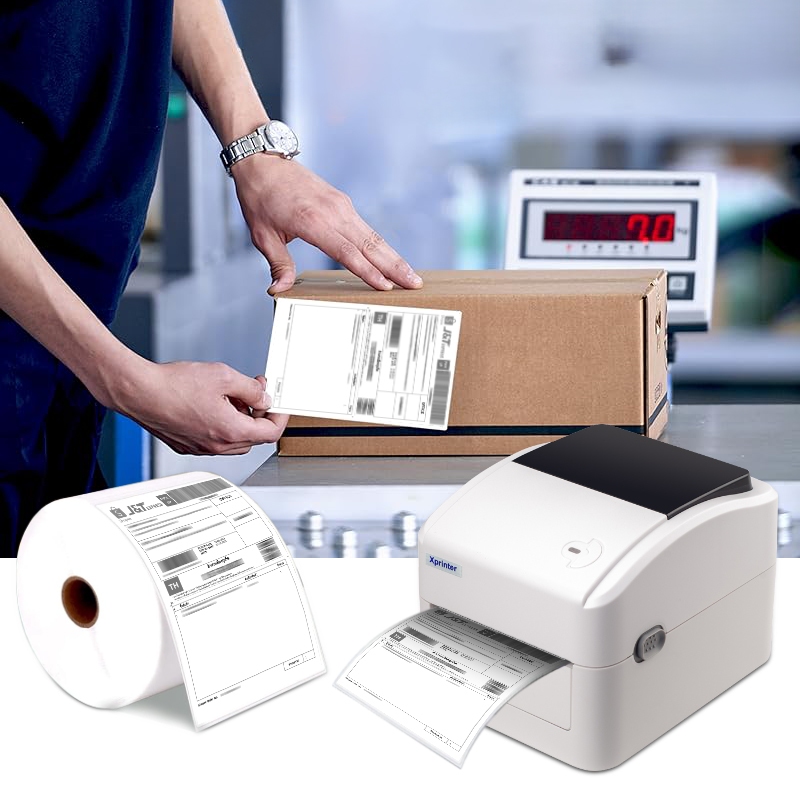 [75x105x500ใบ] กระดาษสติกเกอร์75*105mm Label Sticker ปริ้นใบปะหน้าพัสดุเหมาะสำหรับขนส่งทั่วไป - รูปที่ 6