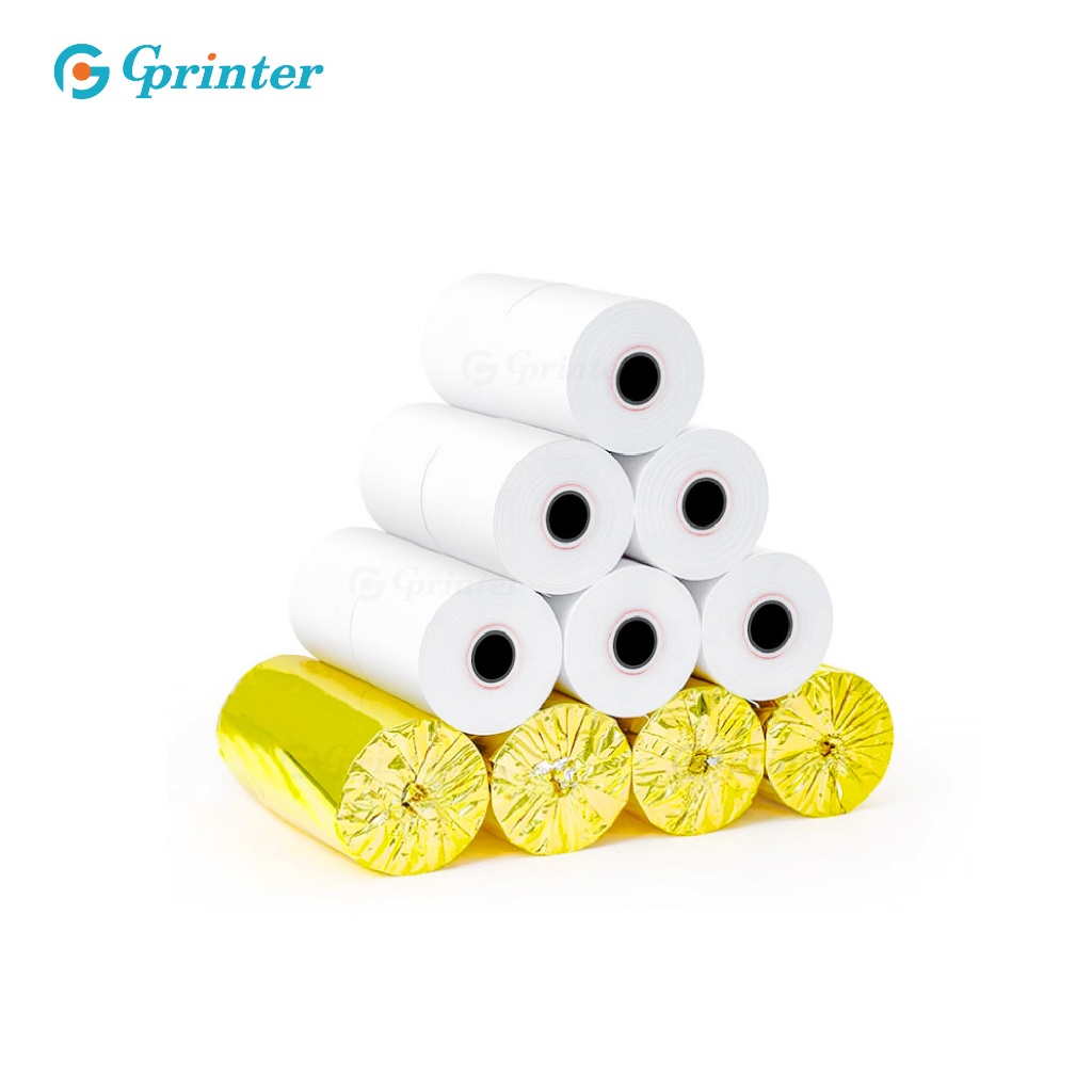 Gprinter กระดาษความร้อน ขนาด 57x40 mm กระดาษใบเสร็จ ยกลัง 50 ม้วน บิลใบเสร็จ Thermal Paper