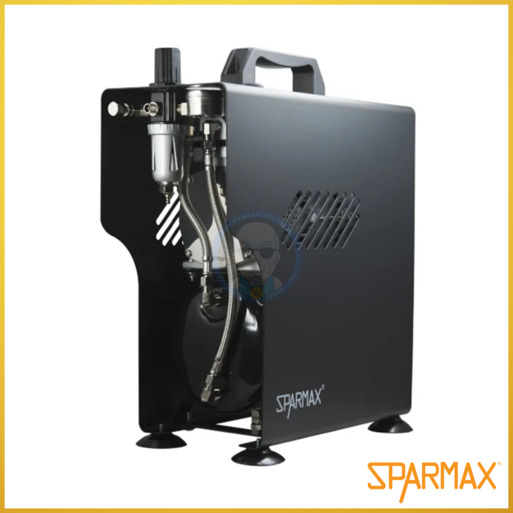 SPARMAX TC-610H PLUS ปั้มลมแอร์บรัช พร้อมกรองและสาย