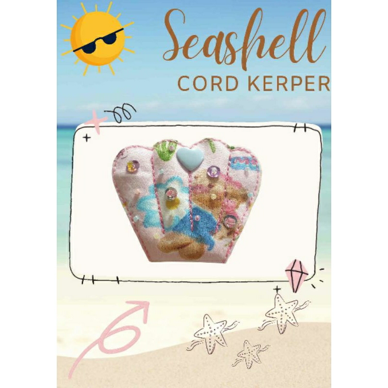 ราคาต่อชิ้น made to order** Seashell ที่เก็บสายไฟ สายชาร์จต่างๆรูปเปลือกหอย