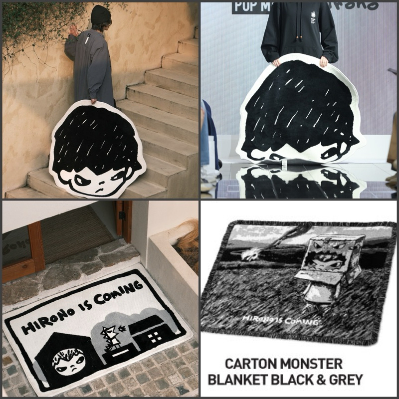 พร้อมส่ง ✳️ พรม ผ้าห่ม Hirono Limited จากงาน HIRONO BANGKOK ART EXHIBITION