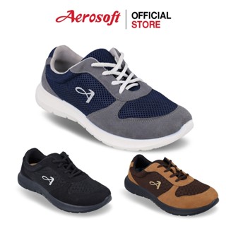 Aerosoft (แอโร่ซอฟ) รองเท้าผ้าใบผู้หญิง ผู้ชาย เพื่อสุขภาพ ผ…