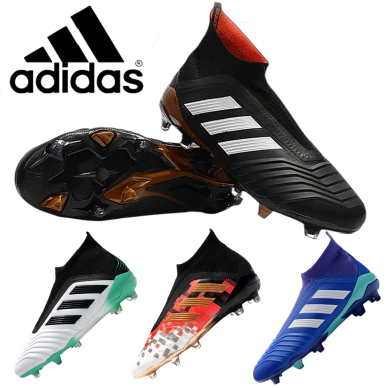 【IN STOCK】Adidas Predator 18+x Pogba FG องเท้าฟุตบอล ผู้ใหญ่ เด็ก รองเท้าสตั๊ด คุณภาพสูง รองเท้าฟุตบ