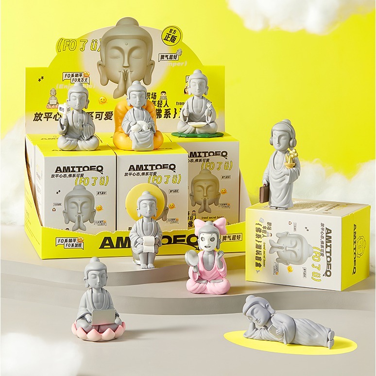 พร้อมส่งจากไทย - กล่องสุ่ม หลวงเจ๊ Amitofo Series Figure Mystery Box แท้