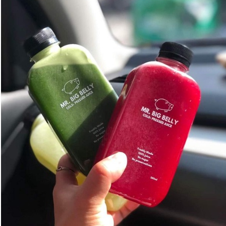 150/180/240 ML (ทรงเกาหลีเหลี่ยมแบน)  ขวดพลาสติก PET พร้อมฝาปาก 30 (ยกแพค)