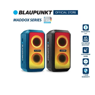 [Clearance]BLAUPUNKT ลำโพงบลูทูธพกพา 20 วัตต์ พร้อมไฟ RGB แบตเตอรี่ 6000mAh รุ่น MADDOX SERIES