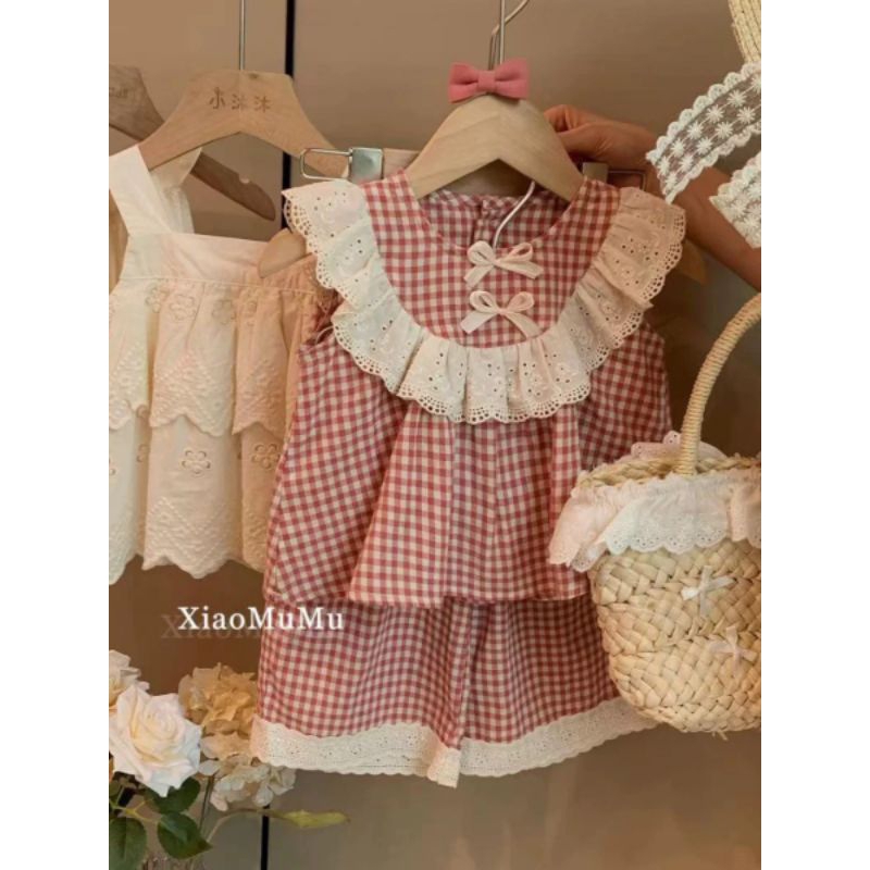 ชุดเซตลูกสาว แต่งลูกไม้ น่ารักกก แม่ๆมีลูกสาวสั่งเลยค่ะ