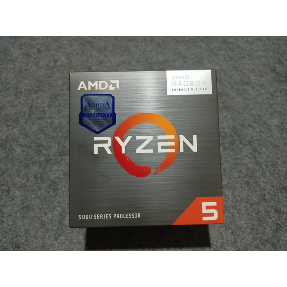 CPU RYZEN 5600G มือสอง อุปกรณ์ครบกล่อง   ประกัน AchieVA ถึง วันที่ 24/02/2026