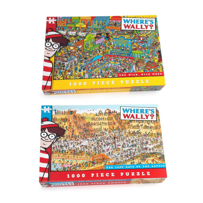 พร้อมส่ง-จิ๊กซอว์ Where’s Wally? แบรนด์ Paul Lamond Games jigsaw puzzle 1000 ชิ้น