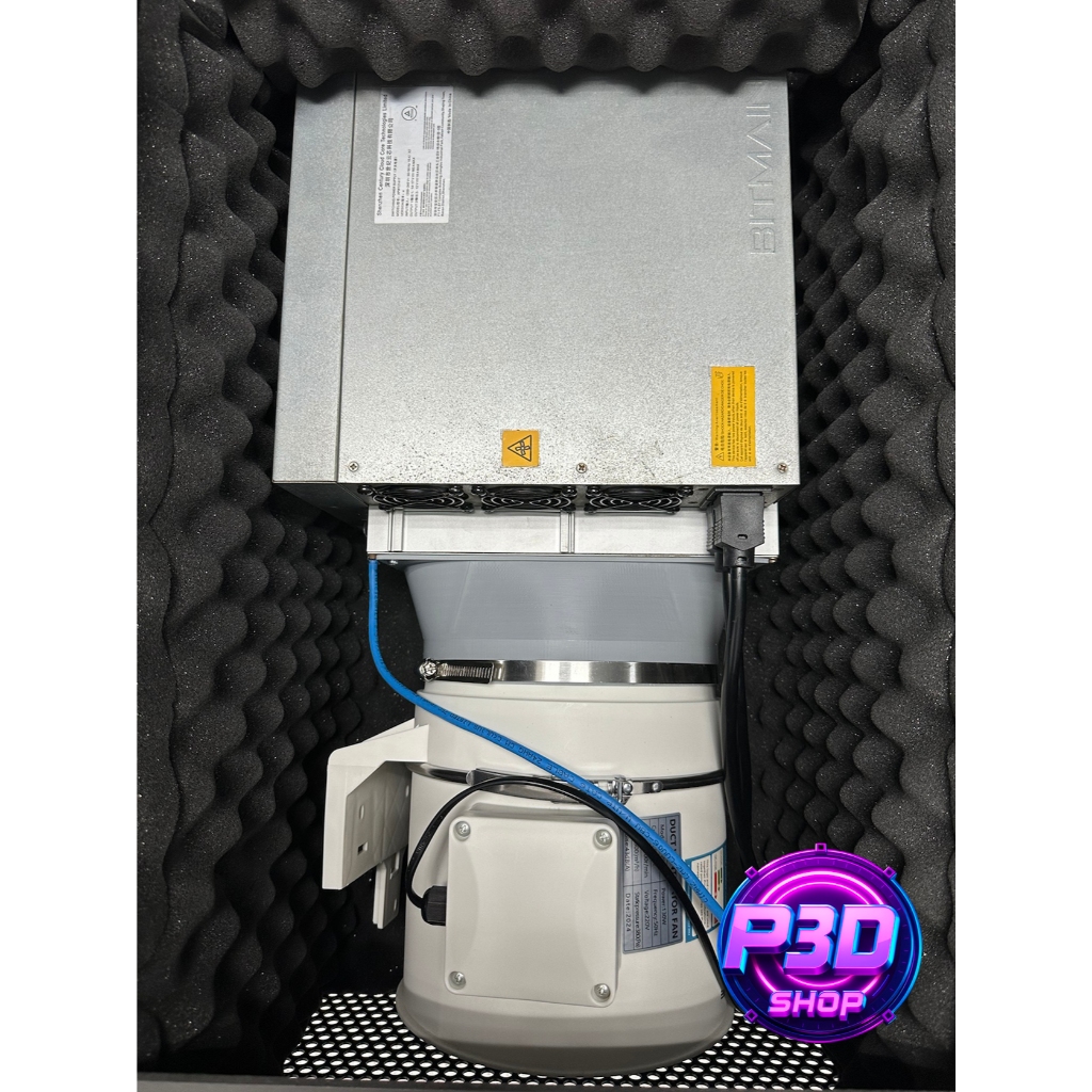 !!!รุ่นใหม่ V2025 อะแดปเตอร์ต่อพัดลม 8นิ้ว สำหรับเครื่องขุด Bitmain Antminer Avalon และอื่นๆ