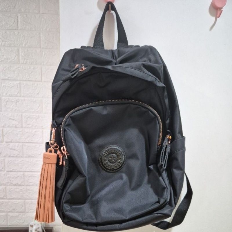 KlPLING กระเป๋าเป้ สีดำ ของแท้ [ใช้จริงไม่เกิน 3 ครั้ง]