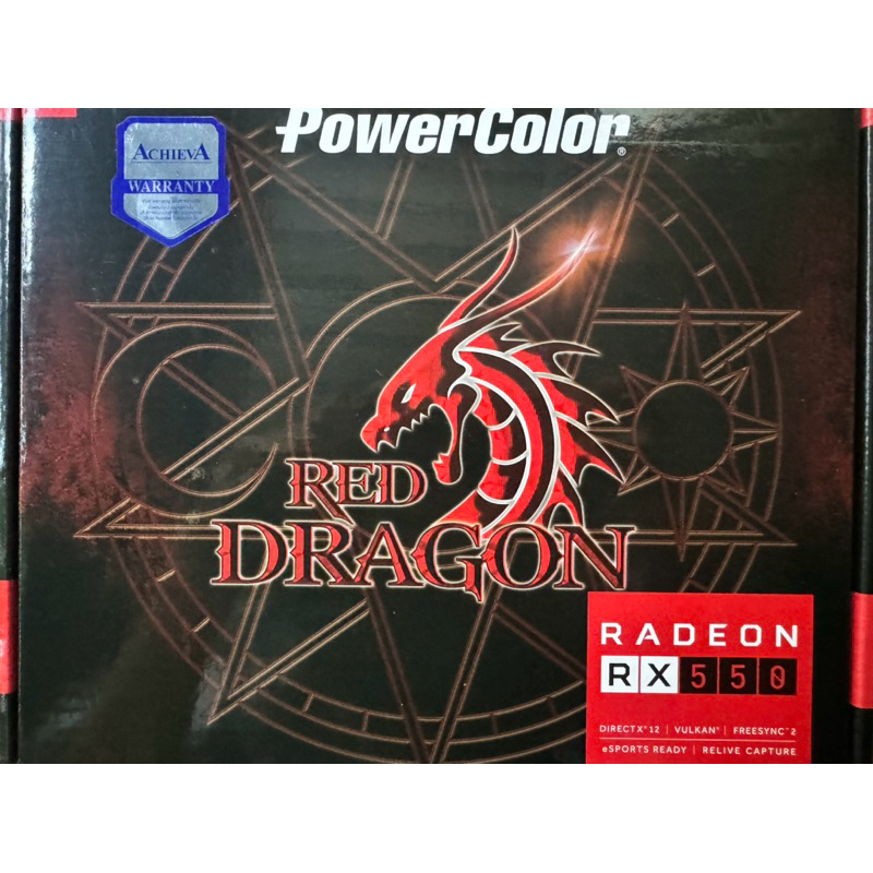 VGA POWER COLOR RADEON RX 550 RED DRAGON V2 OC - 4GB DDR5 [AXRX-550-4GBD5-DHV2/OC]
