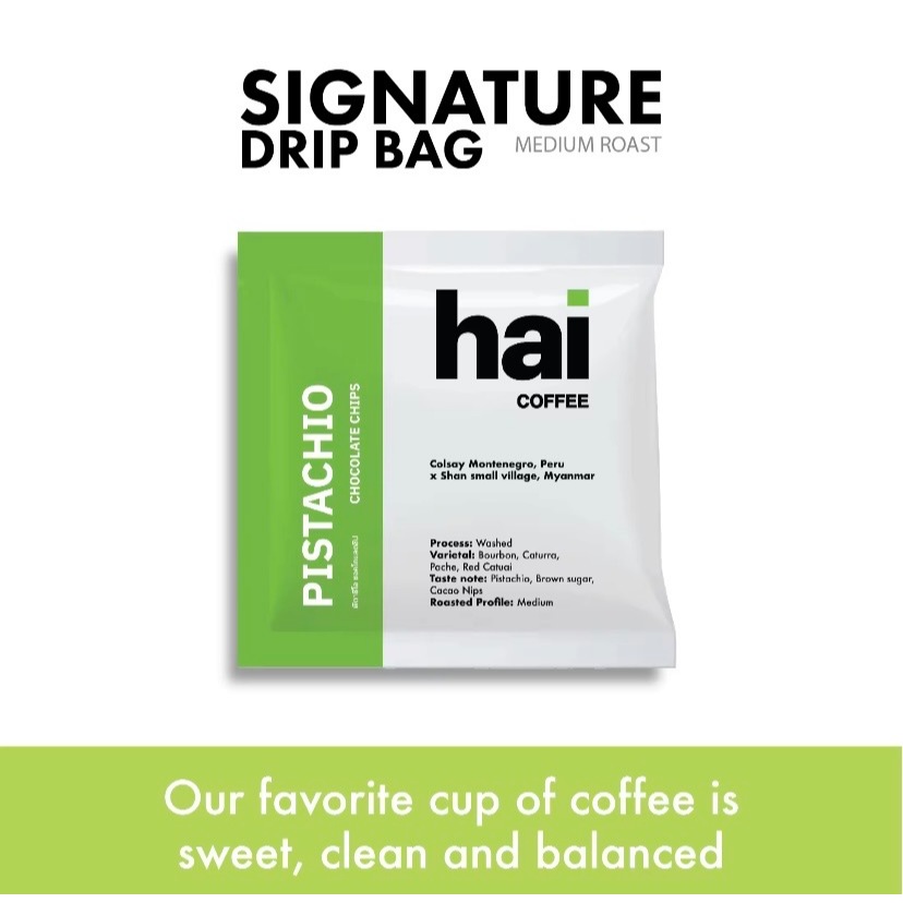 Pistachio Chocolate Chips Drip Bag