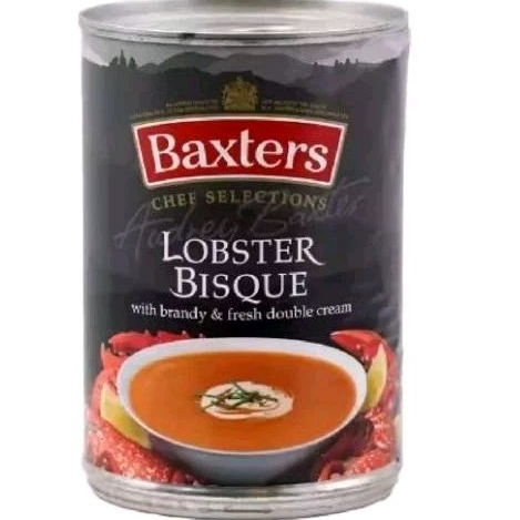 Baxters Chef Selections Lobster Bisque Soup 400g แบ็กซเตอร์ซุปกุ้งมังกร 400กรัม