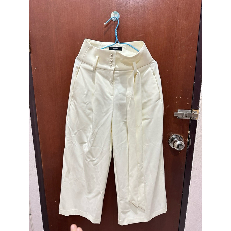 jaspal/Jaspal กางเกงสีขาว