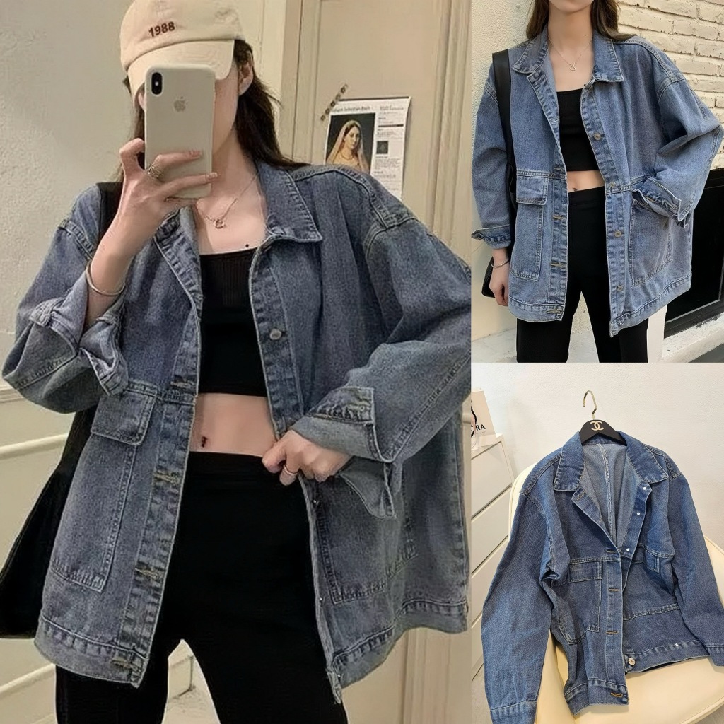 พร้อมส่ง ส่งไว เสื้อยีนส์ ทรง Oversize New Collection