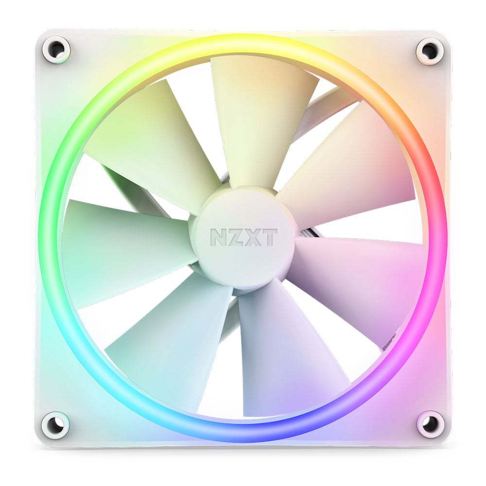 CASE FAN (พัดลมเคส) NZXT F140 RGB DUO WHITE