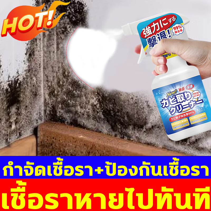 กำจัดเชื้อรา ไม่เกิดซ้ำ 100% น้ำยากำจัดเชื้อรา นำเข้าจากญี่ปุ่น สเปรย์กำจัดเชื้อรา ซ่อมแซมผนัง ป้องกันผนัง ฆ่าเชื้อรา