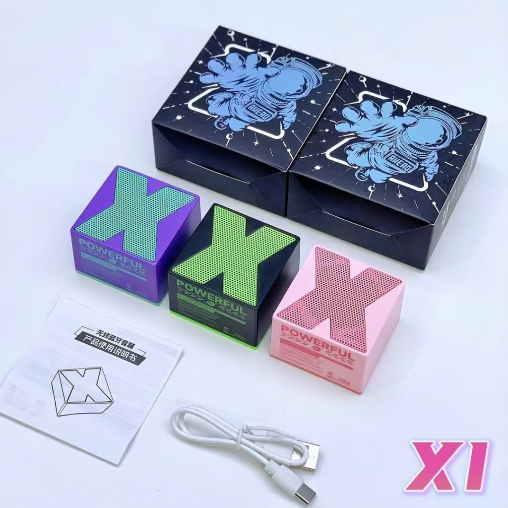 ลำโพงบลูทูธX1 น้ำหนักเบาและแบบพกพาที่พกพาติดตัวไปทุกที่ลำโพงบลูทูธลำโพงบรูธธลำโพงลำโพงบลูทูธเบส ลำโพงเบสหนักๆ ลำโพงบรูทู